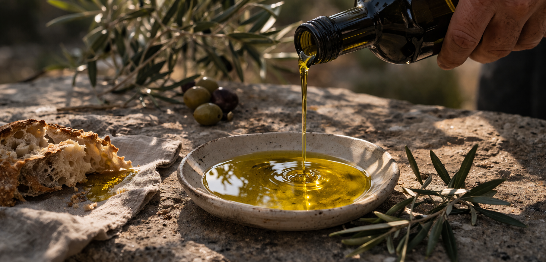 Botella de aceite de oliva virgen extra MEAM